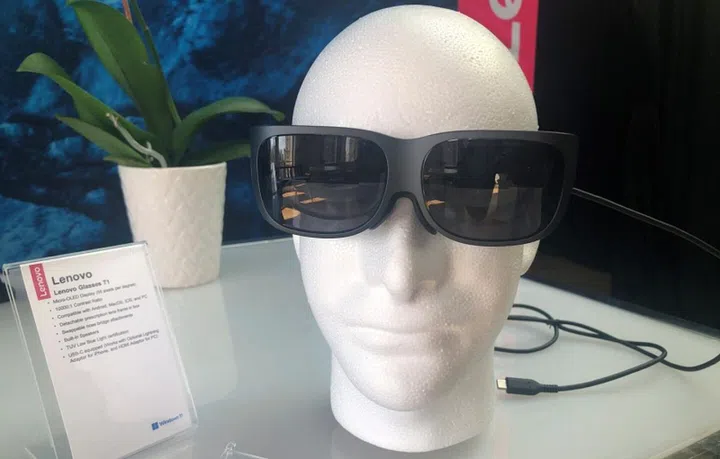 The Lenovo Glasses T1. <br>Image source: Ars Technica