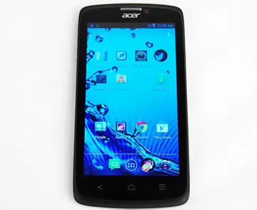 Nothing too extraordinary about the design of the Acer Liquid C1.