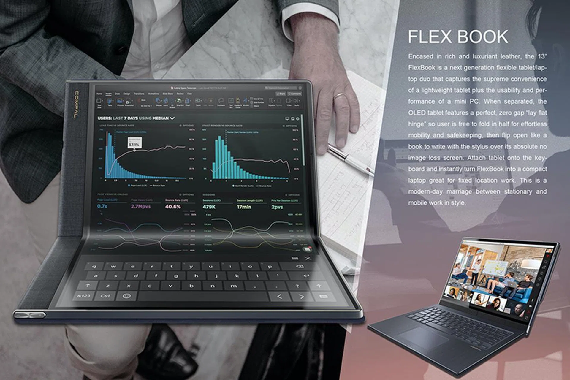 The Compal Flexbook (Image source: Compal)