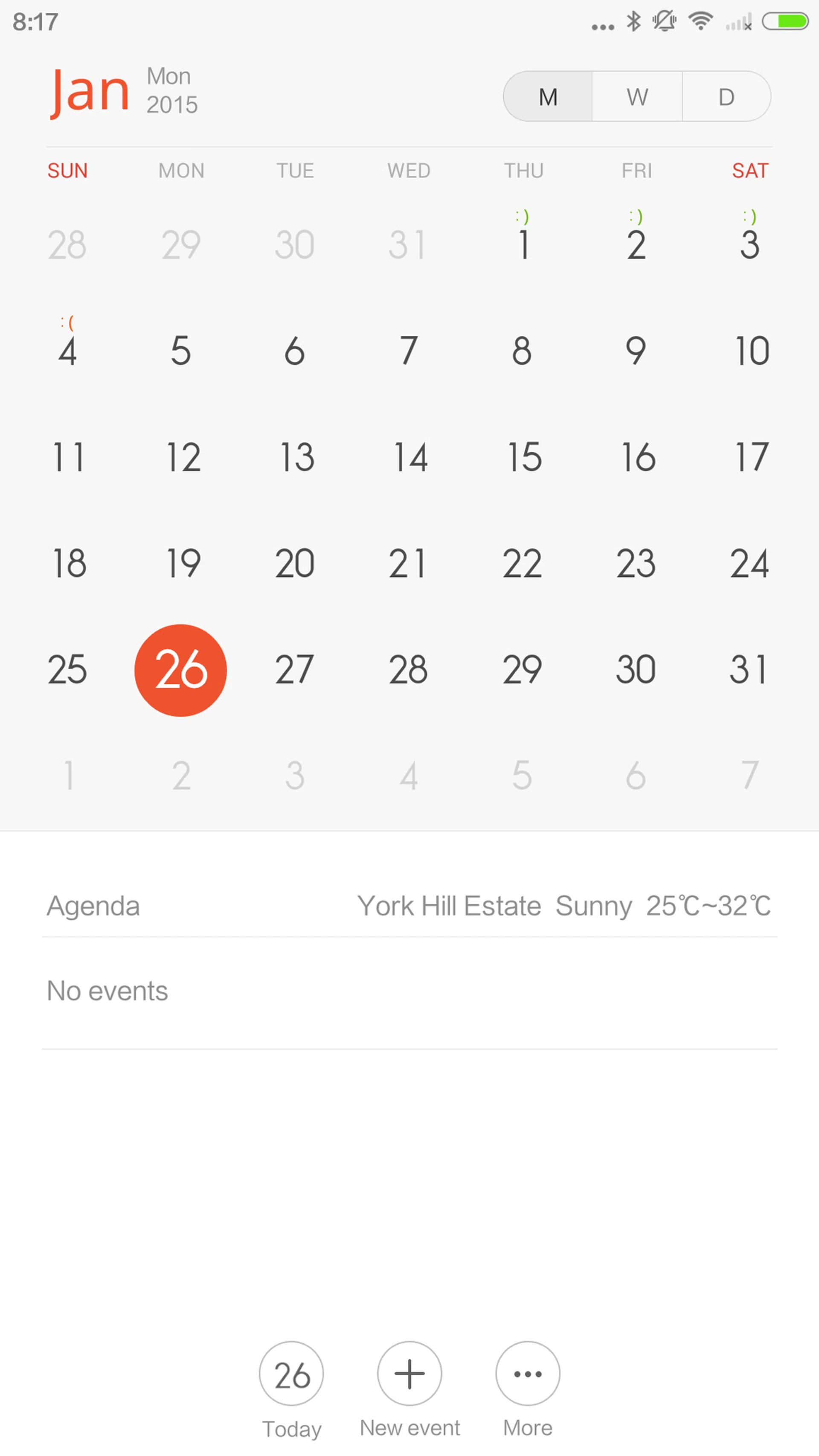 This MIUI 6 calendar looks awfully familiar.