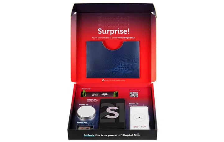 5G Power Up Kit by Singtel. Image credit: Singtel.