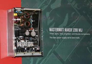 The Cooler Master MasterWatt Maker 1200 MIJ. (Image source: techPowerUp)
