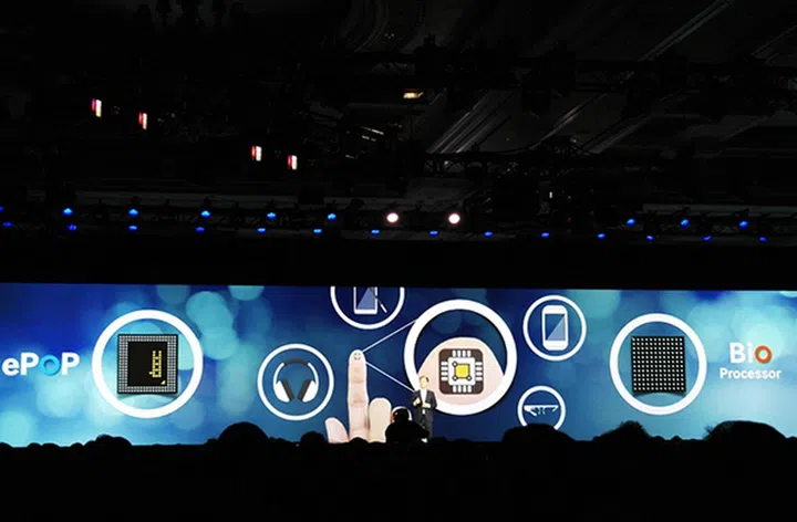 ePOP and Bio processor chips were developed to be energy efficient  and compact. (Image source: Samsung)