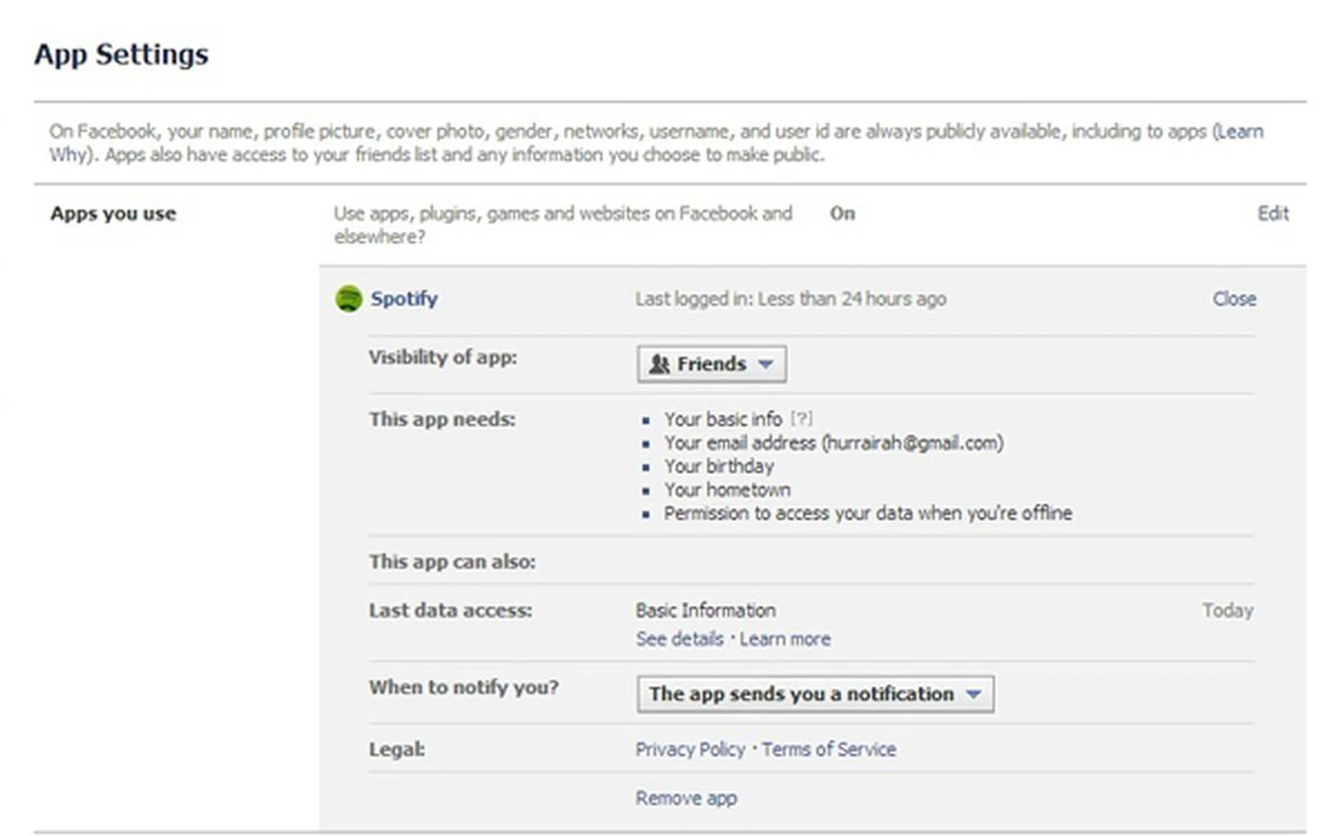 Tweak your level of sharing on Facebook.