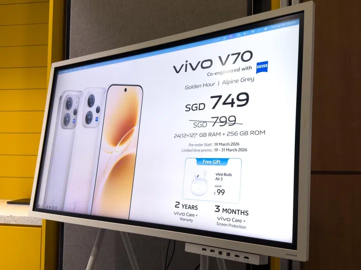 Vivo V70 pricing