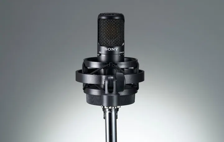 The Sony C-80 condenser microphone. (Image source: Sony)