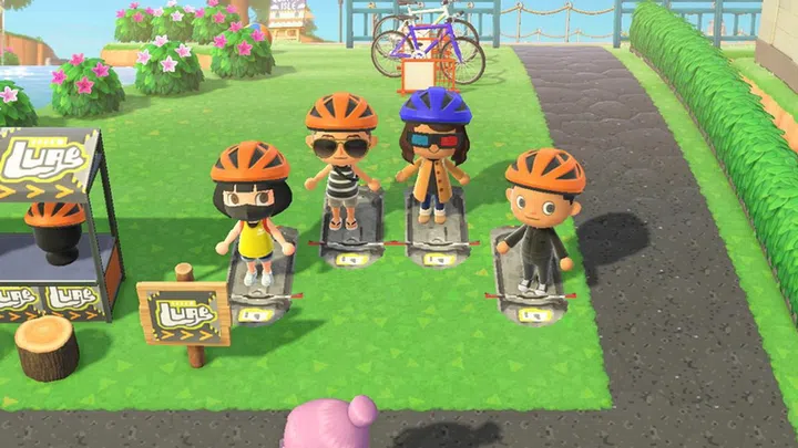 You can even go biking! Kinda. 