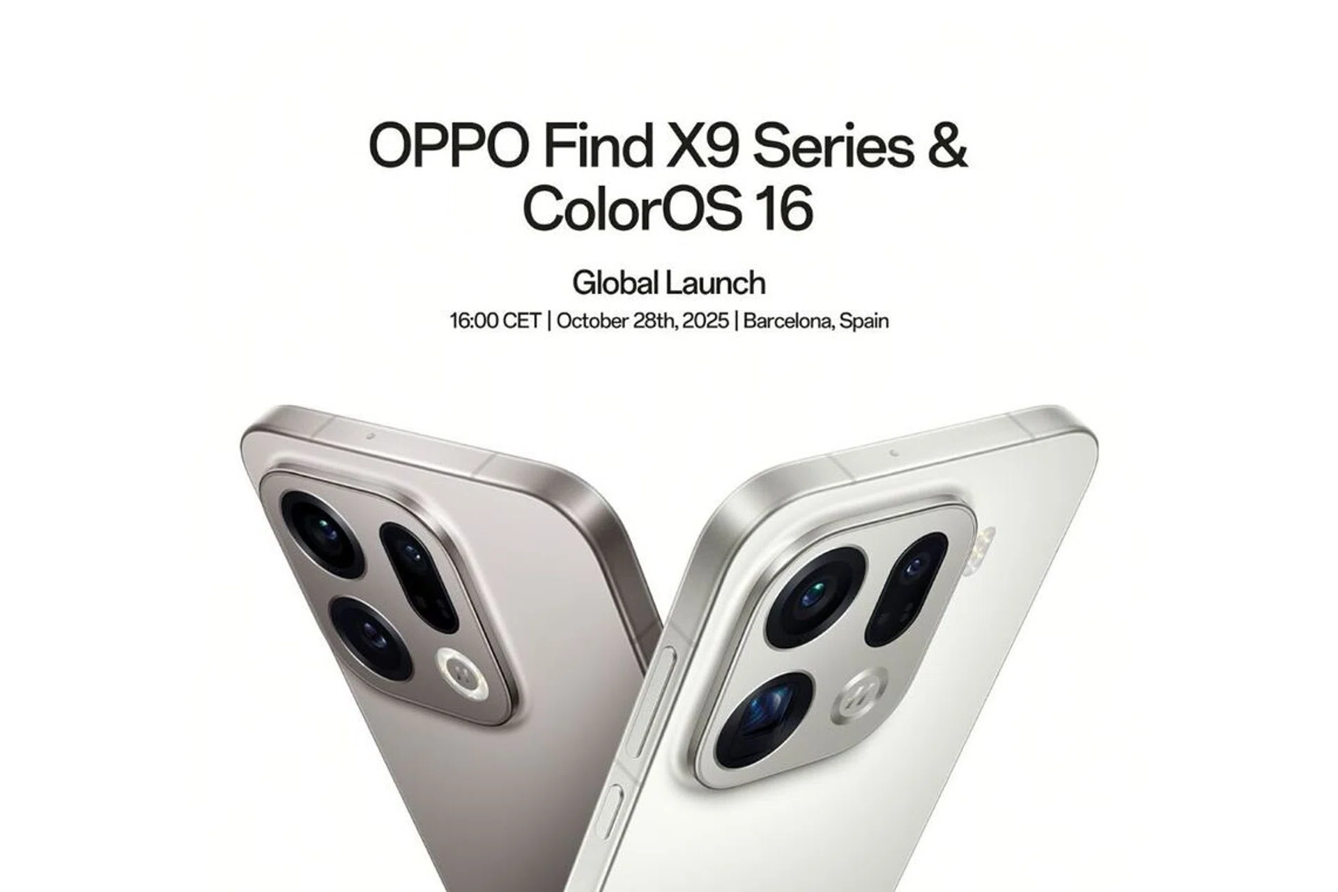 OPPO Find X9 series launch