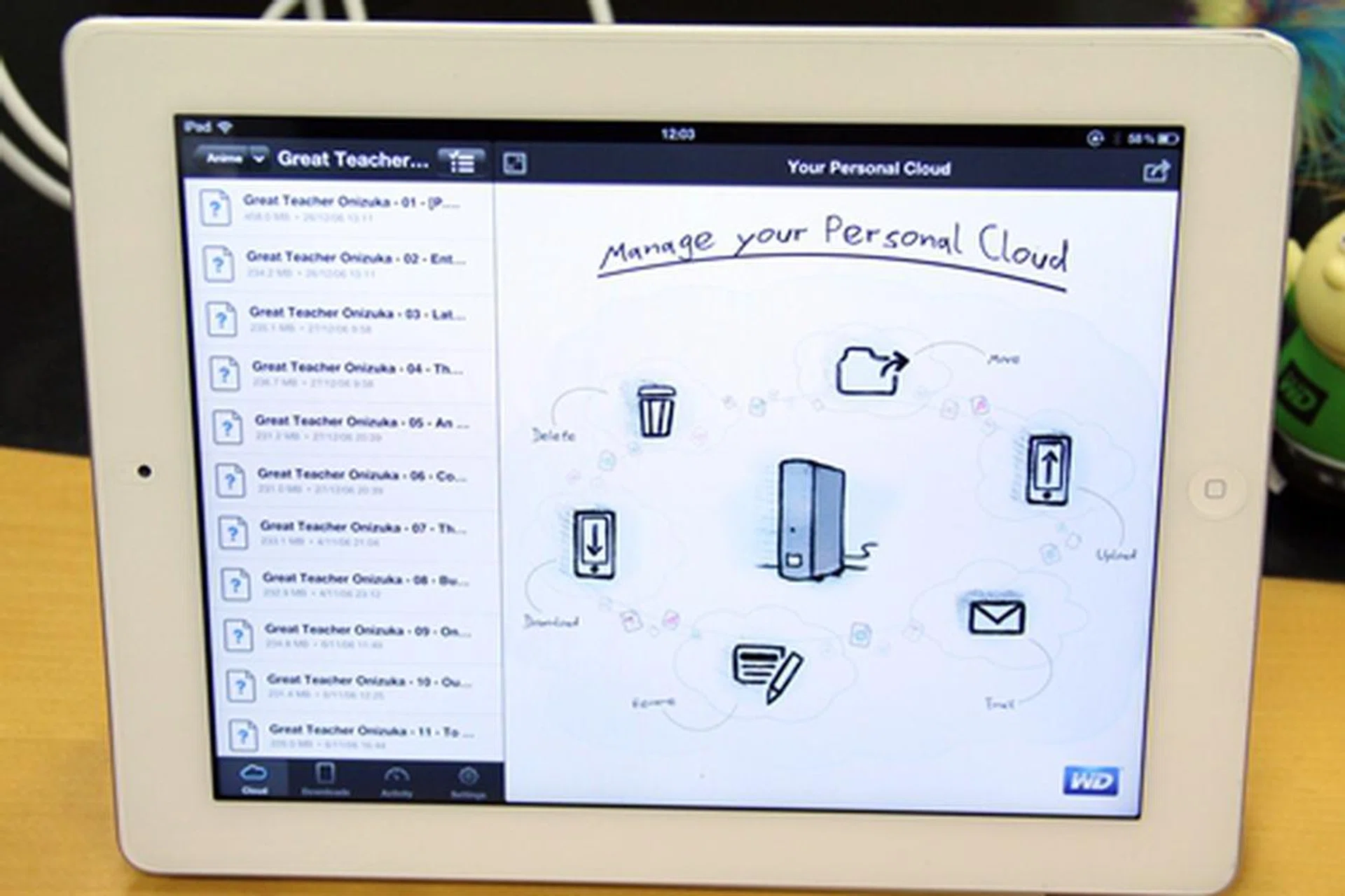 This is the iOS version of the WD 2go mobile application. With this software, users are able to access their WD storage devices on supported iOS devices. This mobile application is also available for Android devices.