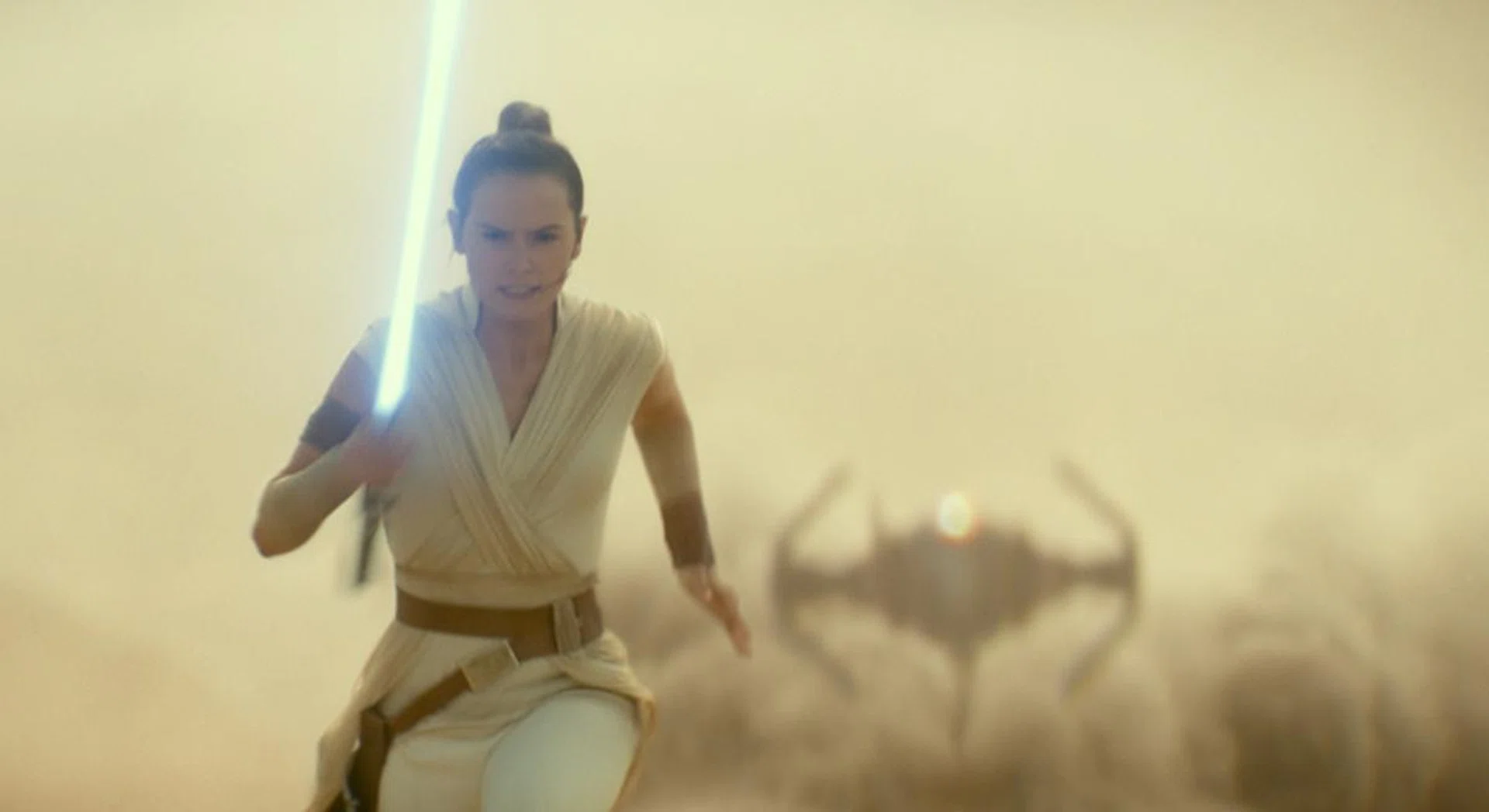 Rey was a little busy to give him the time of day.