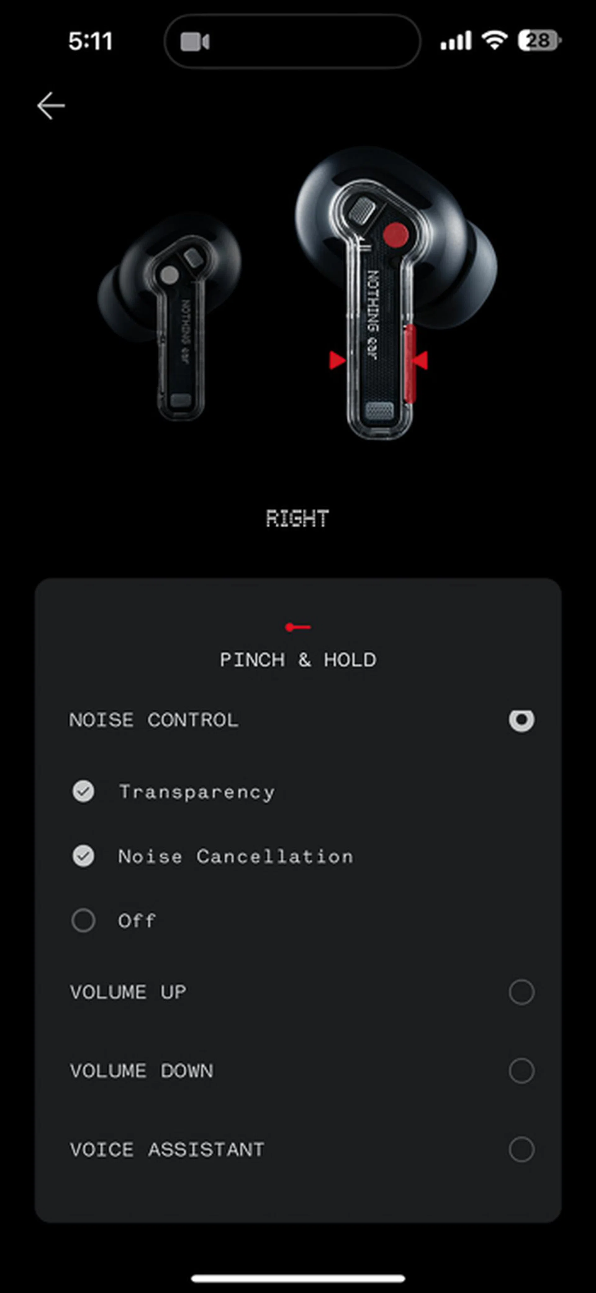 Control customisation.