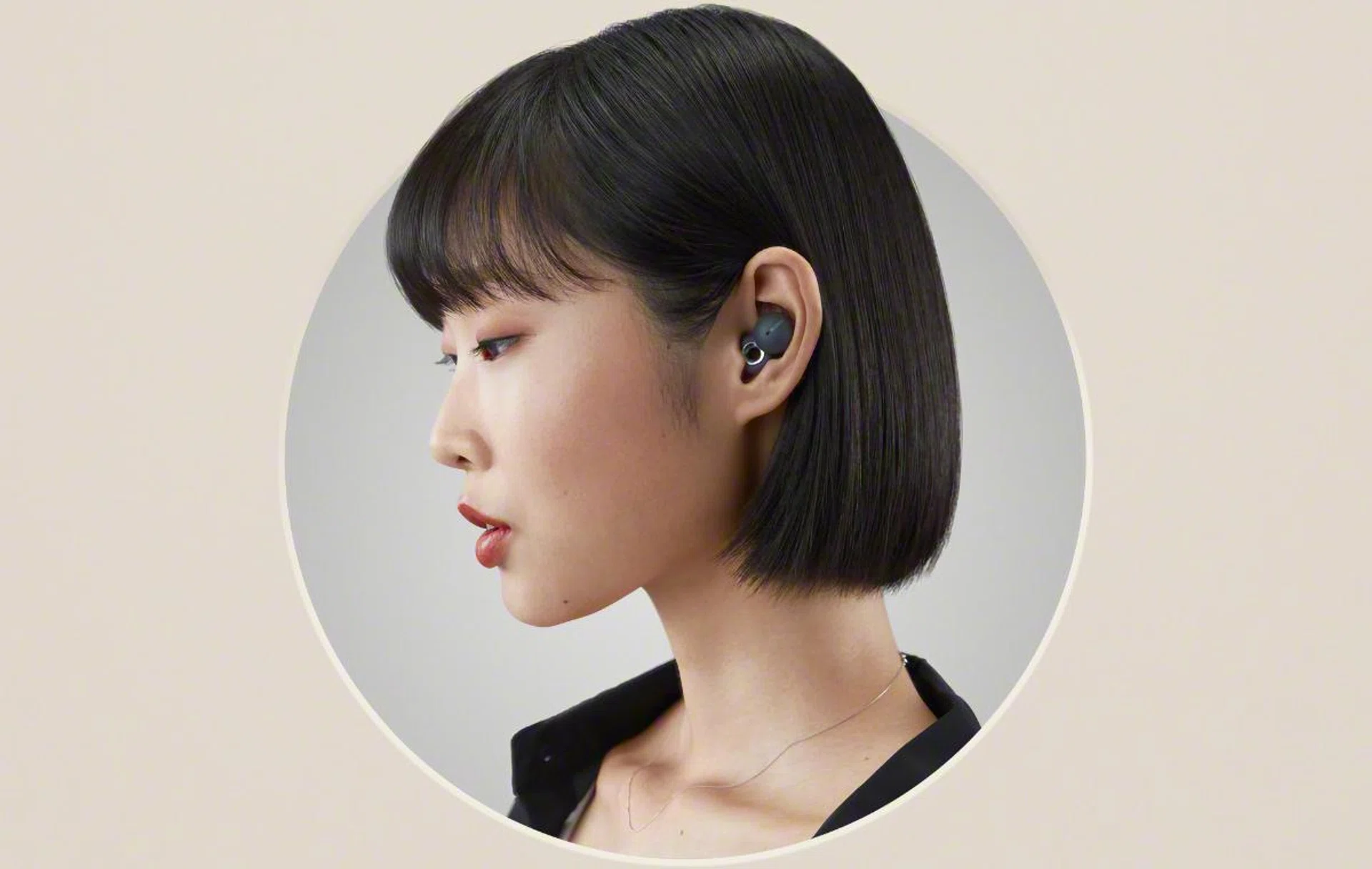 The LinkBuds look weird but the hole allows noise to pass through, enabling the wearer to stay aware of his or her surroundings.