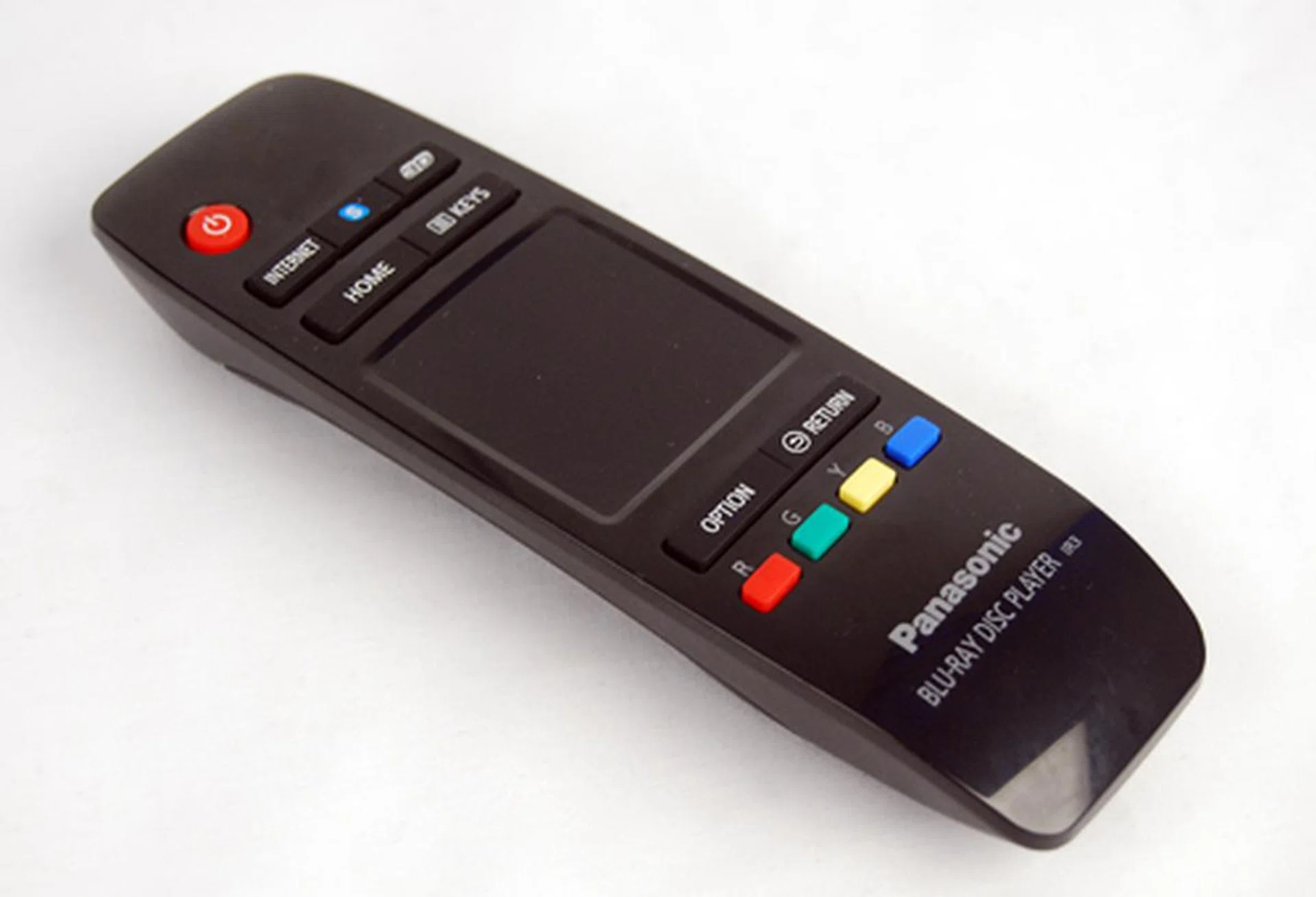 A large touch pad and minimalist design makes the remote control a joy to use.