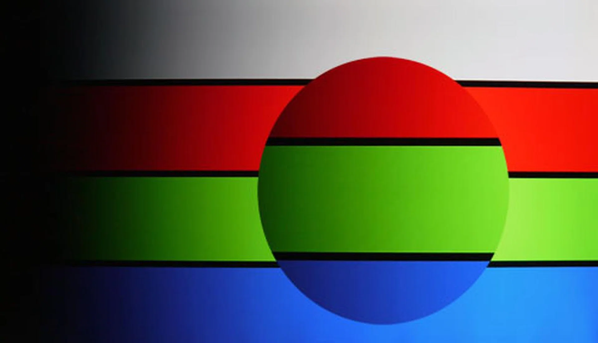 256-Intensity Level Color Ramp Test - The E30S exhibited smooth gradients generally with a few minor niggles. White levels could be better while minor compression was present in the mid and darker zones. 