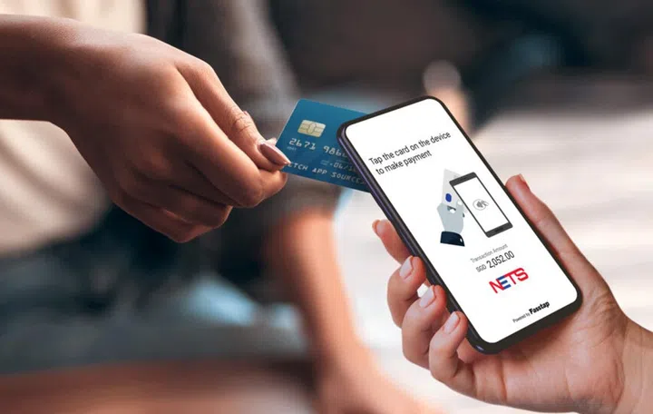 NETS launches NET SoftPOS app built for Android mobile devices. Merchants can receive payments without a POS terminal. Image: NETS.