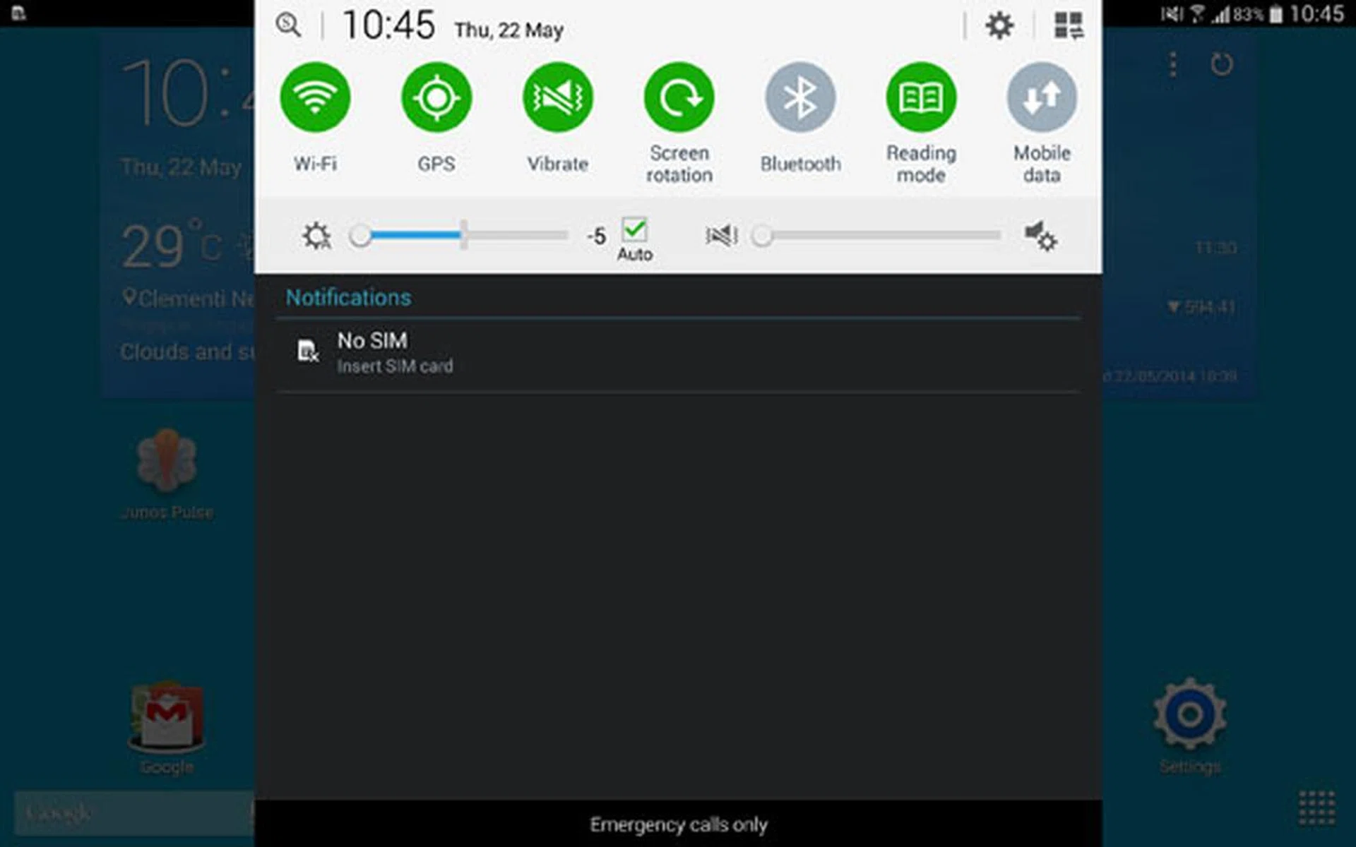 Flat and clean icons that somewhat resemble Windows 8's Modern UI.