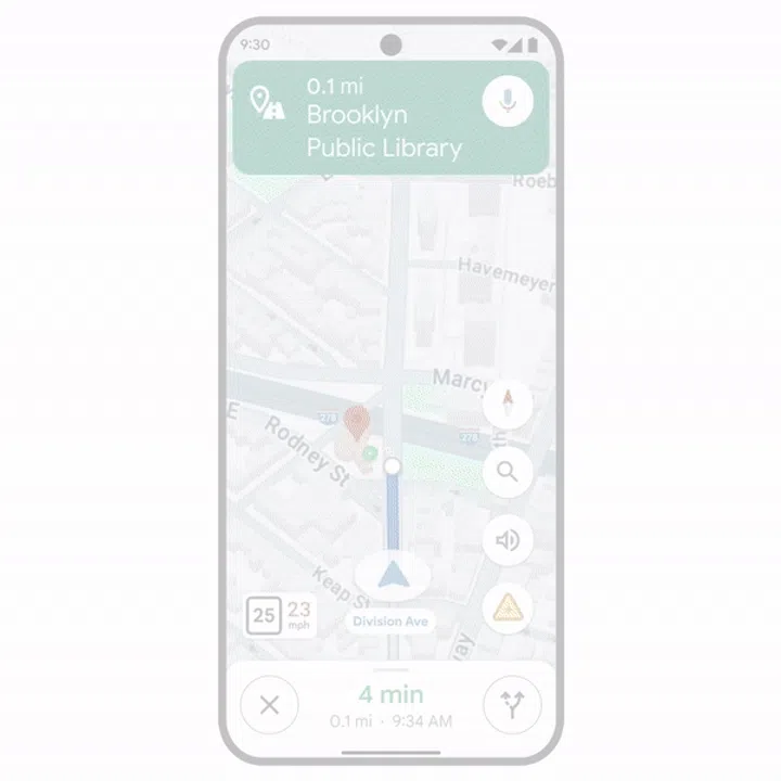 Easily find parking at your destination. Image source: Google.