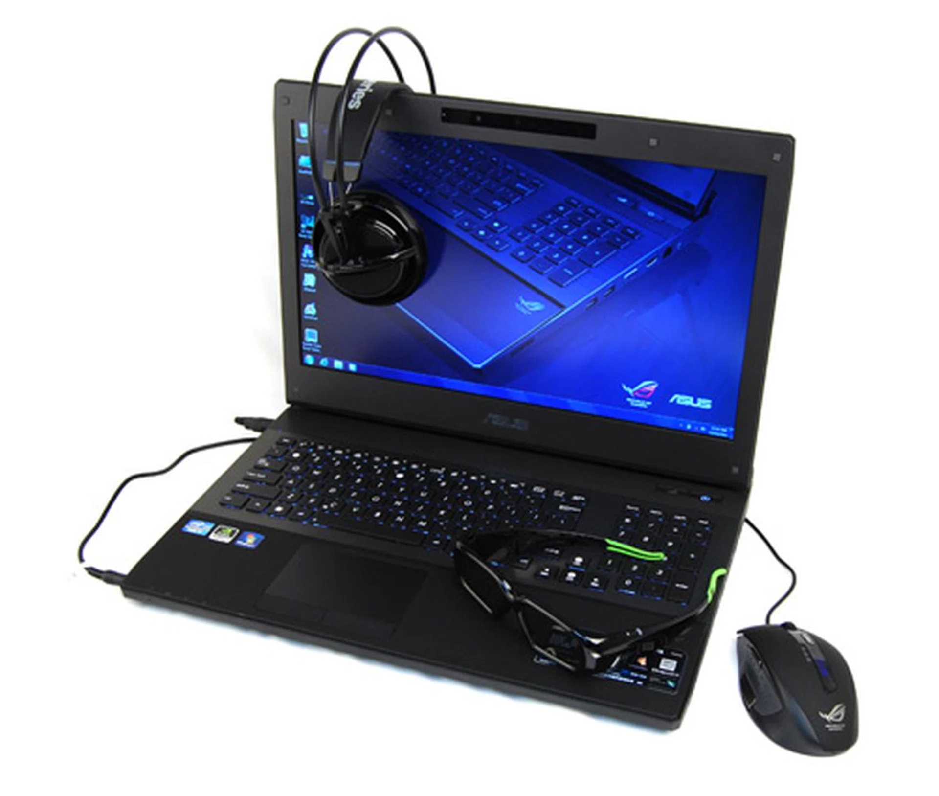 Great audio and control.....from the bundled peripherals. The notebook on its own isn't anything spectacular other than its stealthy looks. Performance is decent, but it could have been better equipped for 3D performance. Other traits are its minimal features and a hefty build.