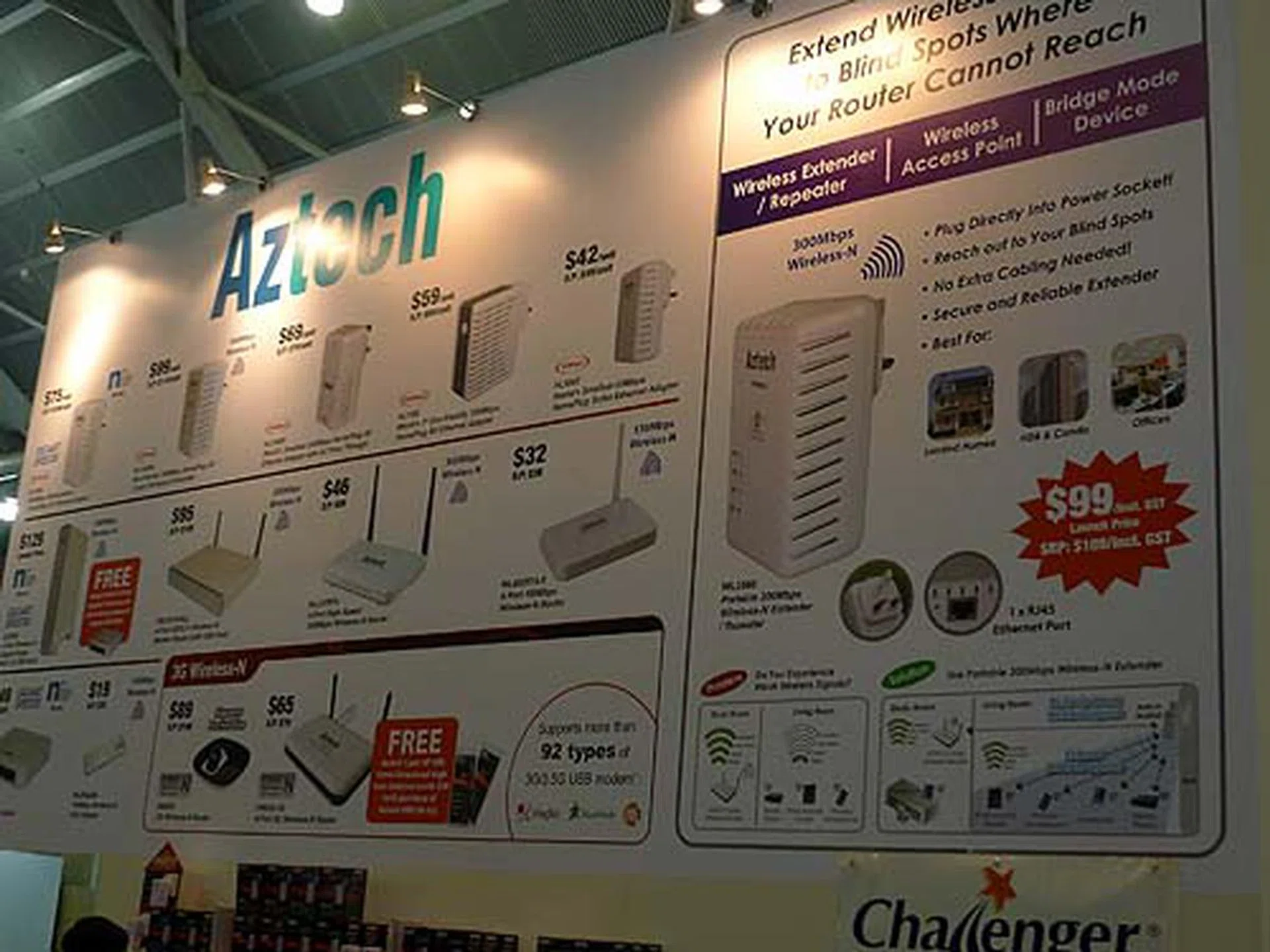 Need routers or powerline adapters? Aztech's the place to go!