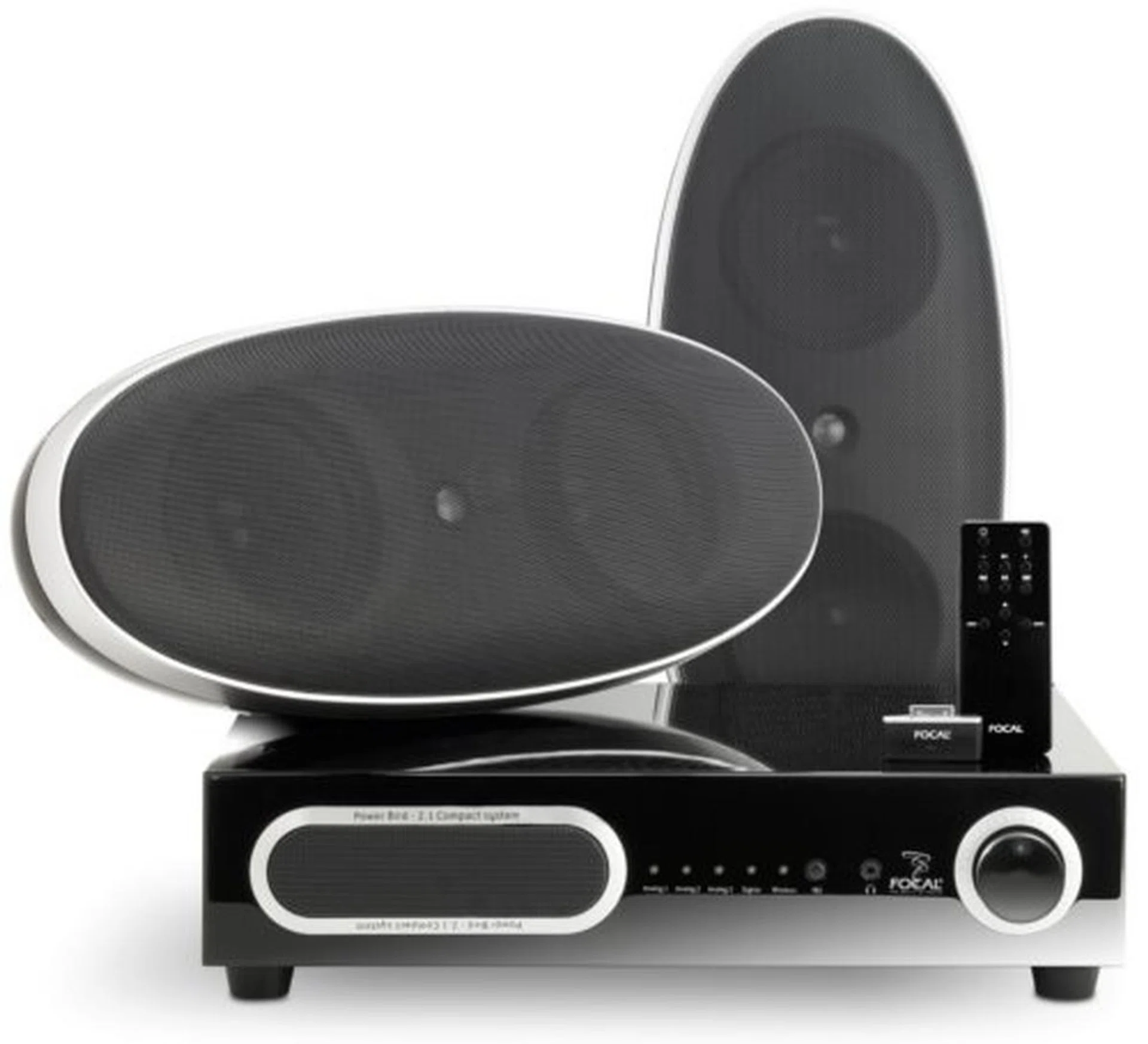 The Super Bird and Power Bird combination is the highest quality 2.1 speaker system that was introduced by Focal at the event. 