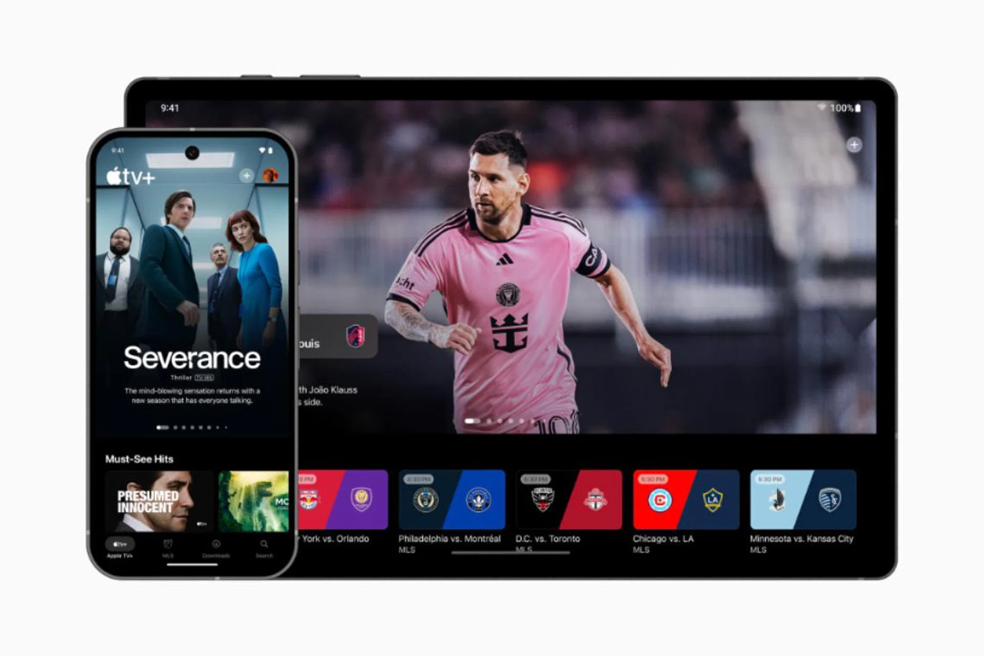 Some of the popular content available on Apple TV. Photo: Apple. 
