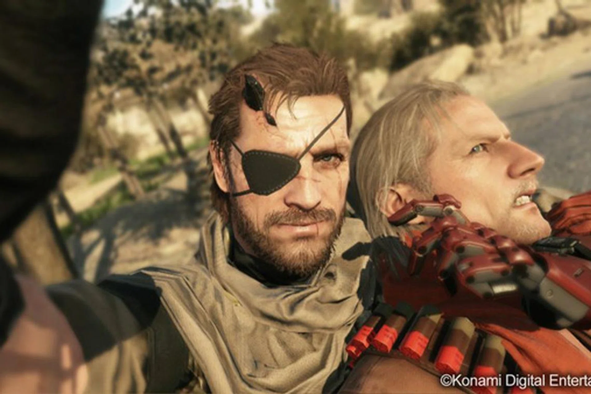 Even a veteran killer like Snake takes selfies. Image source: Konami.