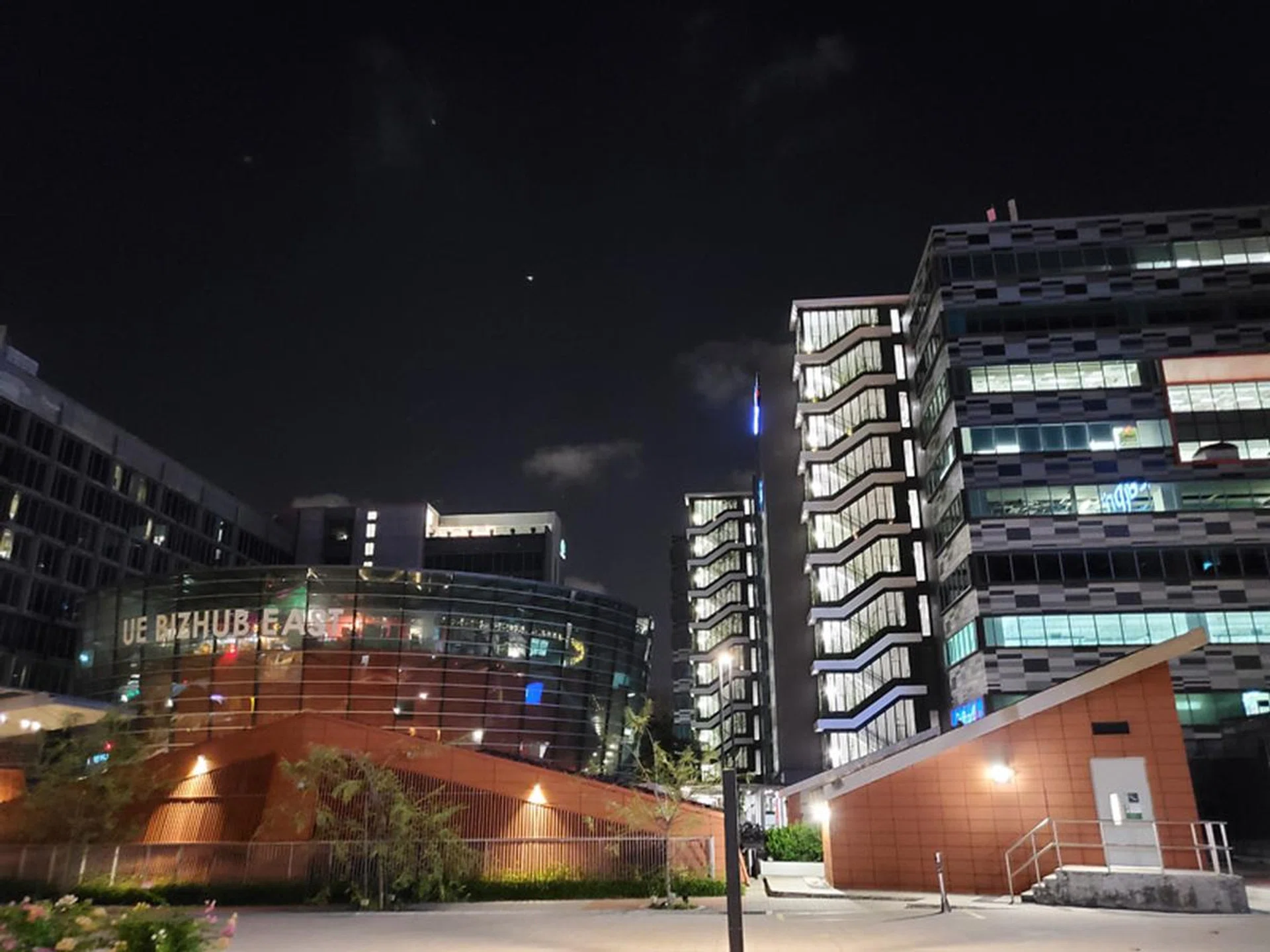 Night time photo. (Photos were taken before Circuit Breaker began.)