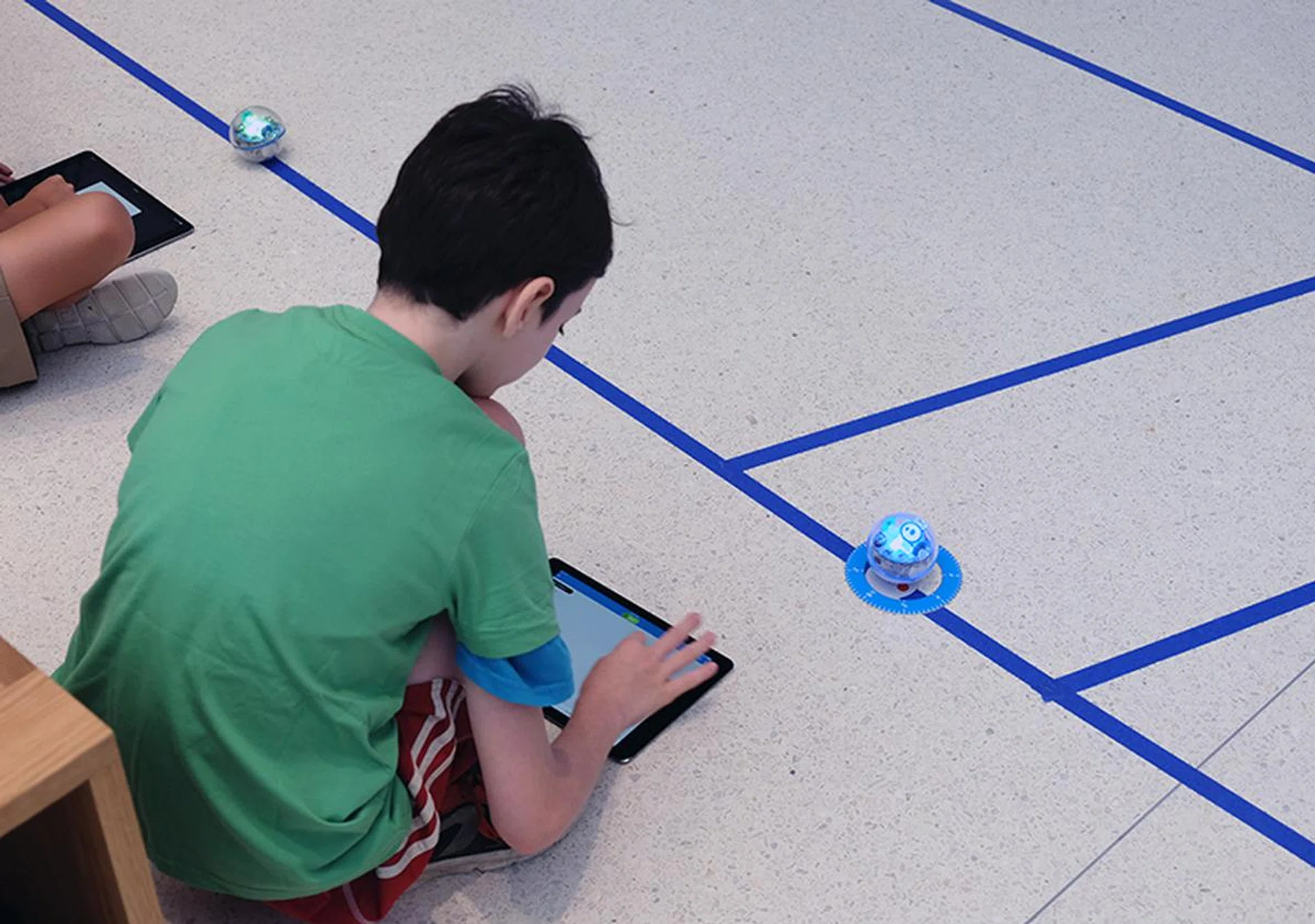 The trick to completing the last mission is to input the correct bearings for the Sphero to navigate the zigzag course.