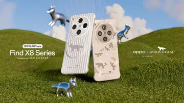 OPPO partners Maison Kitsuné for Find X8 series phone cases. Image: OPPO Singapore.