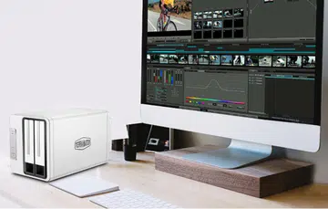 It may be small, but the D2-310 can take up to 36TB of storage. Image courtesy of TerraMaster. 