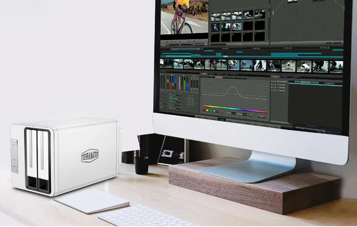 It may be small, but the D2-310 can take up to 36TB of storage. Image courtesy of TerraMaster. 
