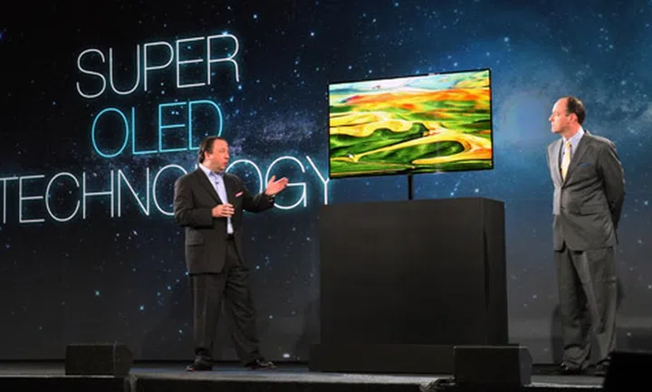 Samsung's 55-inch Super OLED TV was also unveiled at CES 2012, with the unit to be displayed at the Samsung booth. (Source: Samsung)