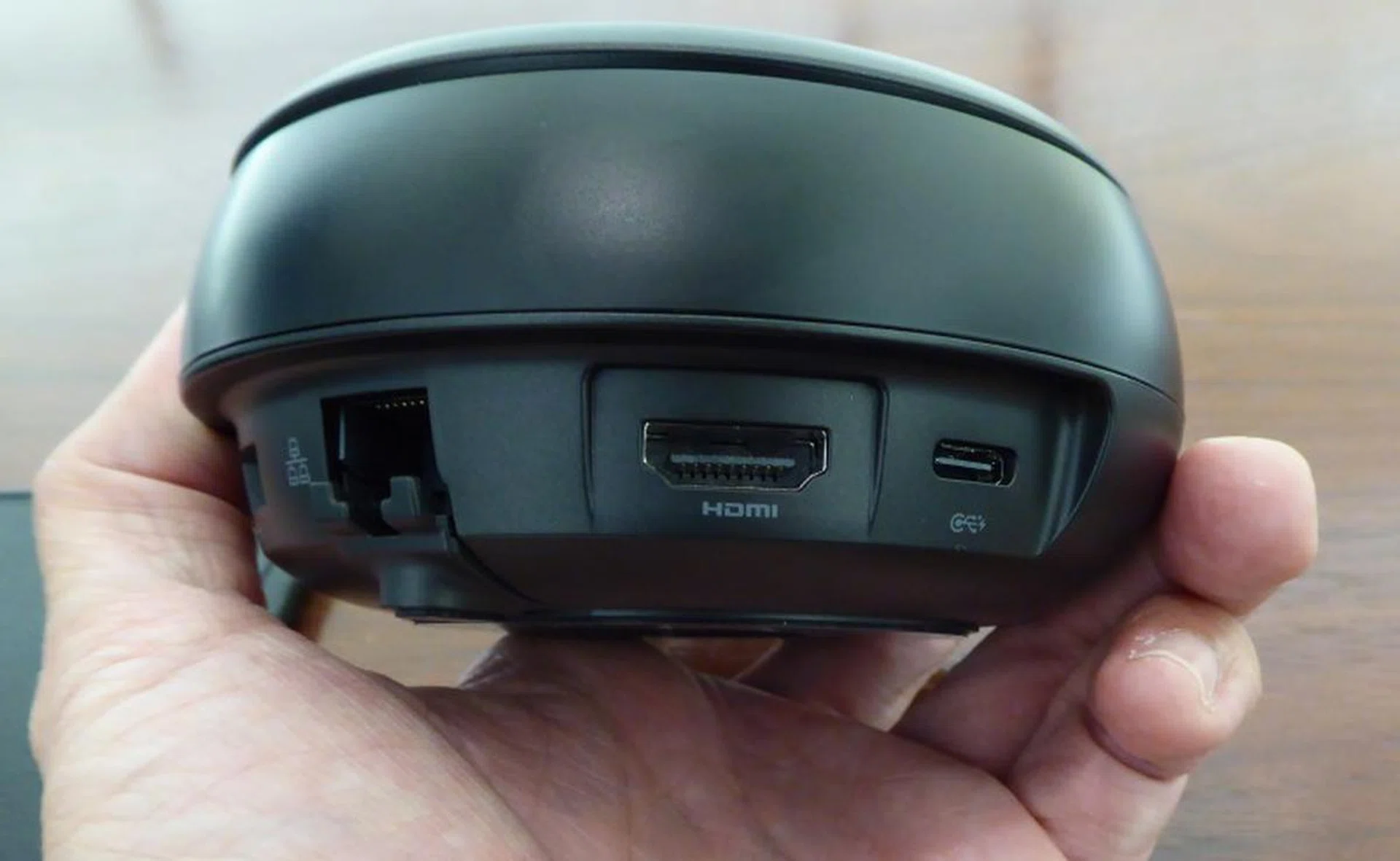 There’s also a HDMI output port and another USB Type-C charging port.