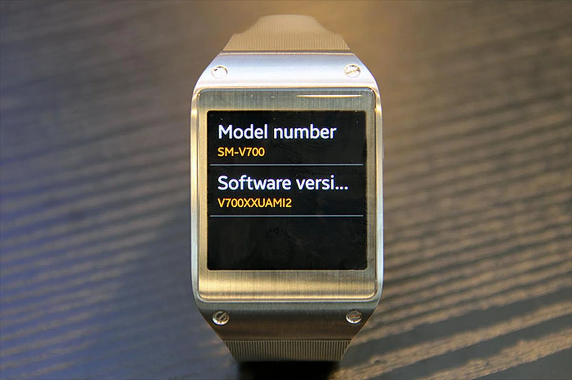 One rumor that turned out to be true is the model number: SM-V700.