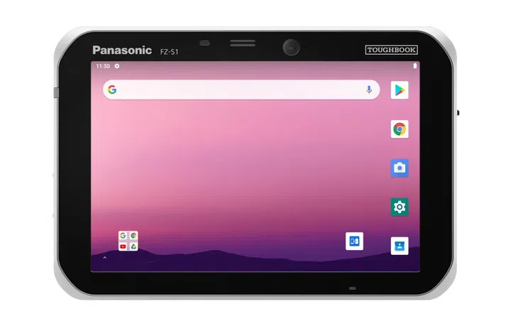 The Touchbook S1 is  IP65 and IP67 rated for dust and water resistance. Image source: Panasonic.