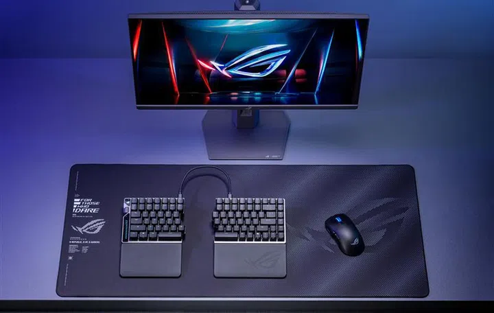 ASUS ROG's showcase at Computex included a series of peripherals that aim to break the mould. Photo: ASUS.