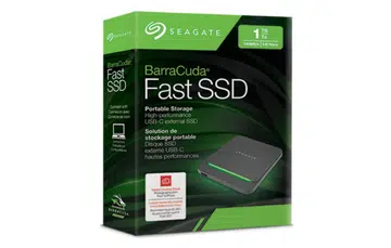 The Seagate BarraCuda Fast SSD.