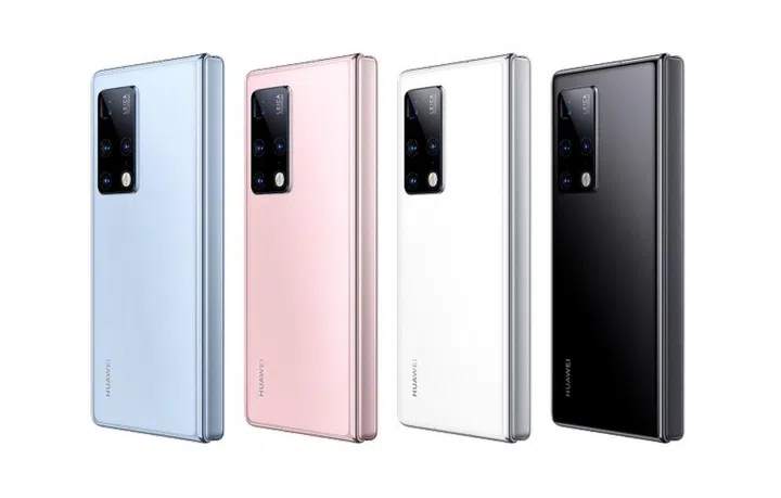 The Huawei Mate X2 is available in these four colour options. <br>Image source: Huawei
