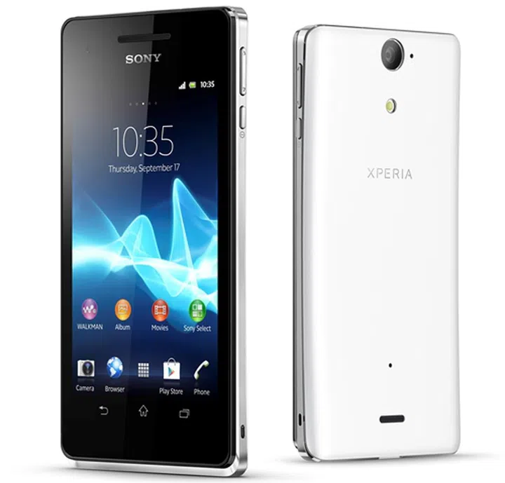 Sony Xperia V <br> Image source: Sony
