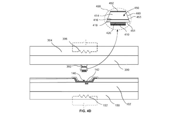 One of LuxVue Technology Corporation's patent applications for Active Matrix Emissive Micro LED display.