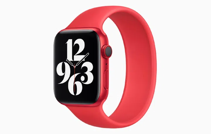 For the first time, a (PRODUCT)RED Apple Watch. (Image source: Apple)