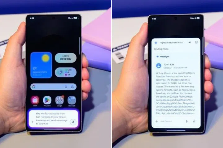 With Galaxy AI, the Samsung Galaxy S25 series can understand your voice commands and turn them into actions. Photo: Samsung