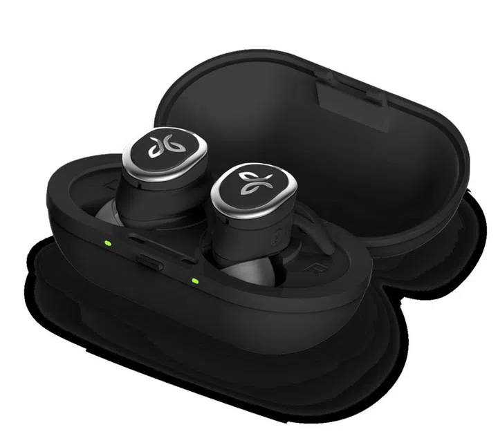 The charging case for the Jaybird Run. <br>Image source: Jaybird