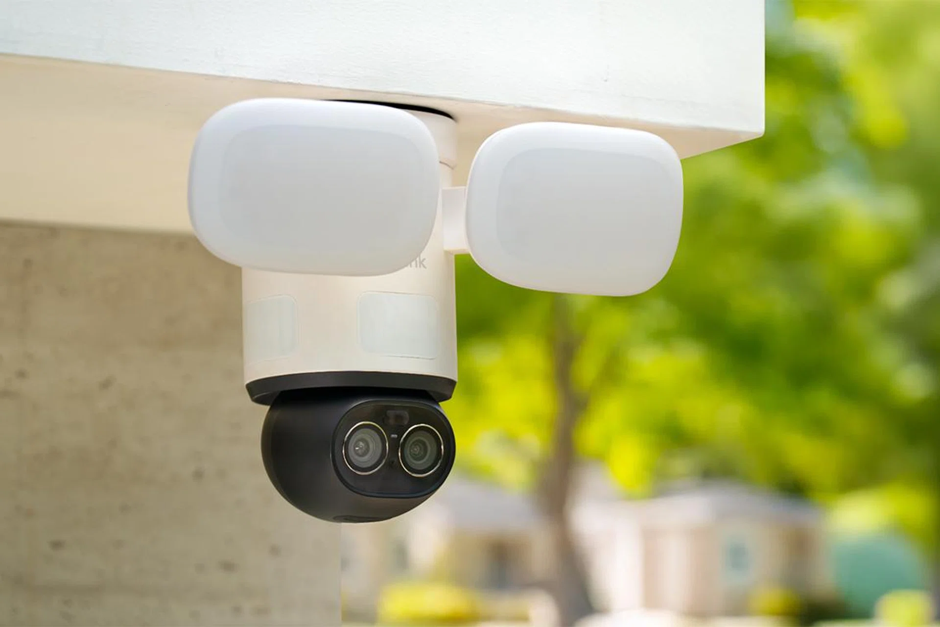 The TrackFlex is also a PTZ camera, with sensors for motion detection outside of what the camera can see. 