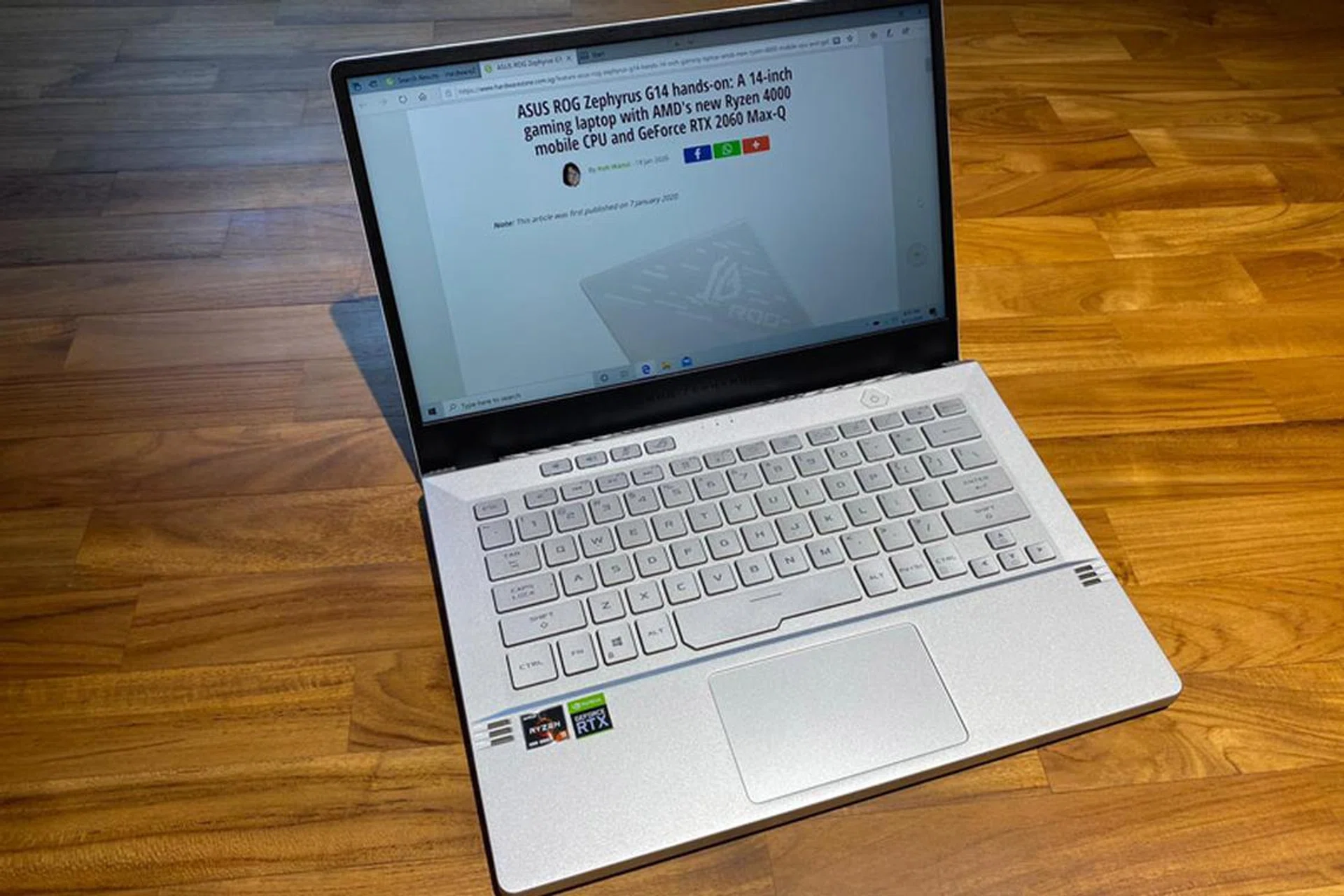 The ASUS ROG Zephyrus G14 gaming notebook - bringing a new dawn to PC mobile gaming.