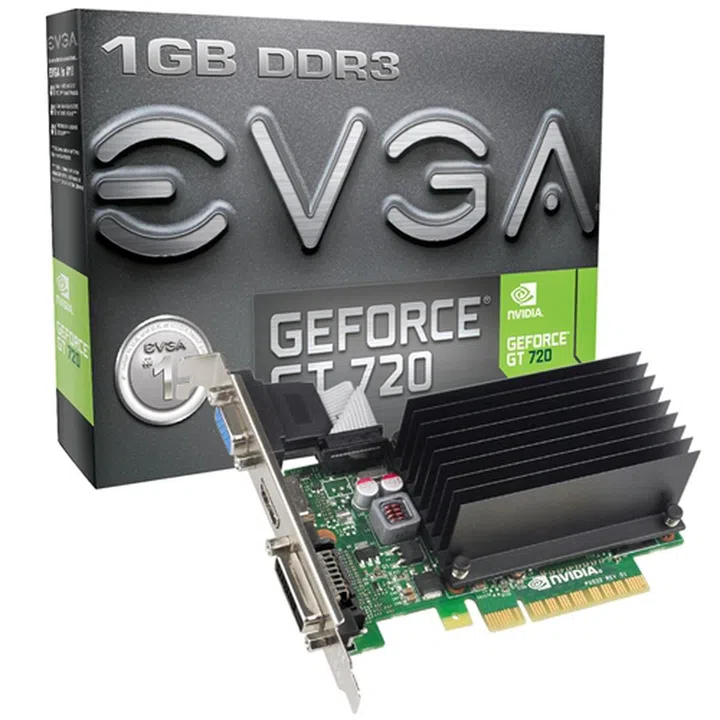 EVGA GeForce GT 720 1GB. (Image source: EVGA)
