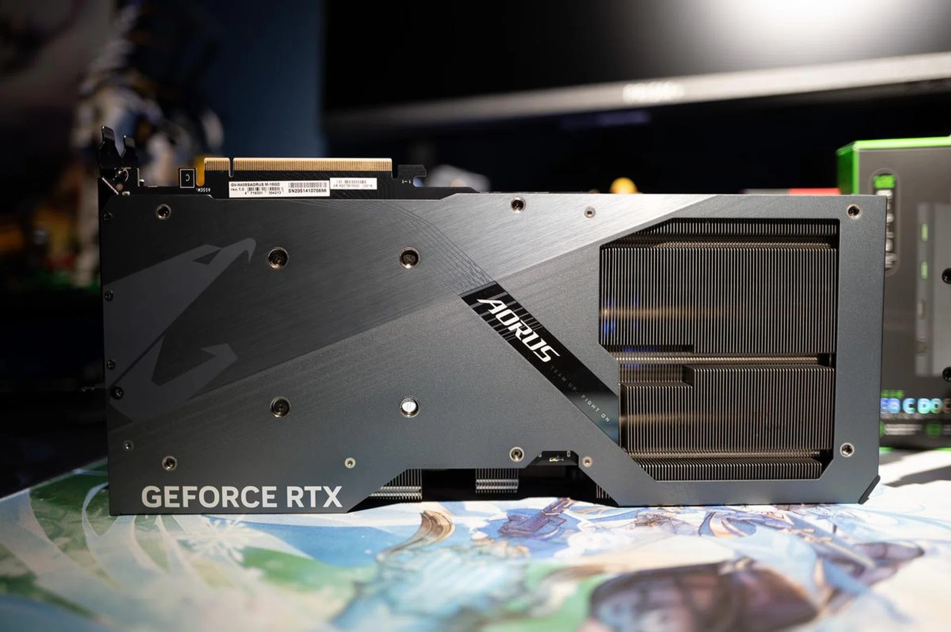 Gigabyte says it has made the new Aorus card sturdier to prevent the PCB from warping over time due to its weight.