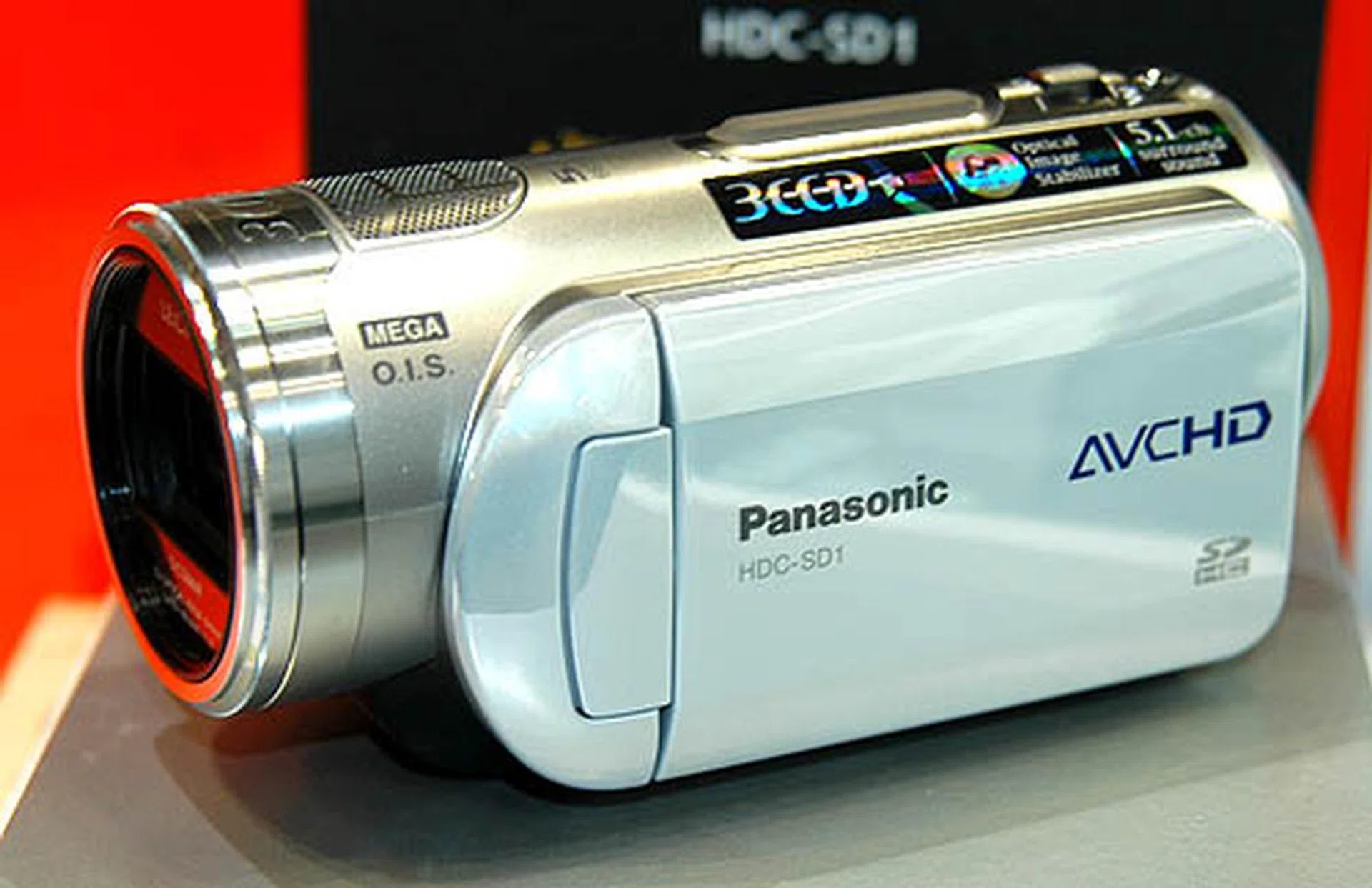 Making a local appearance for the first time, the Panasonic HDC-SD1 High-Definition camcorder with a 3CCD sensor records in the new AVCHD format for unparalleled resolution and video quality. It is retailing now for $2,199 with some great gifts such as two 4GB SDHC memory cards and more.  