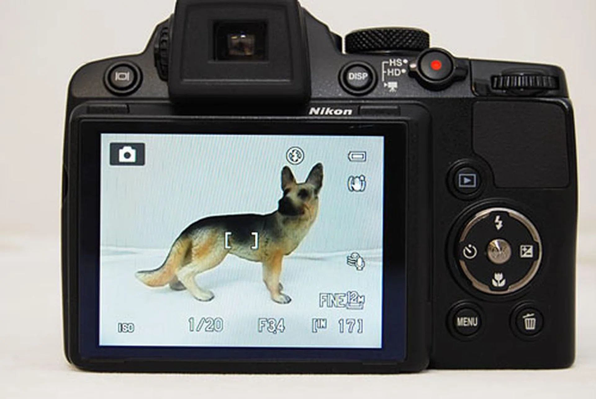 In Auto mode, the P500's auto-focus is inexplicably locked into center AF only.