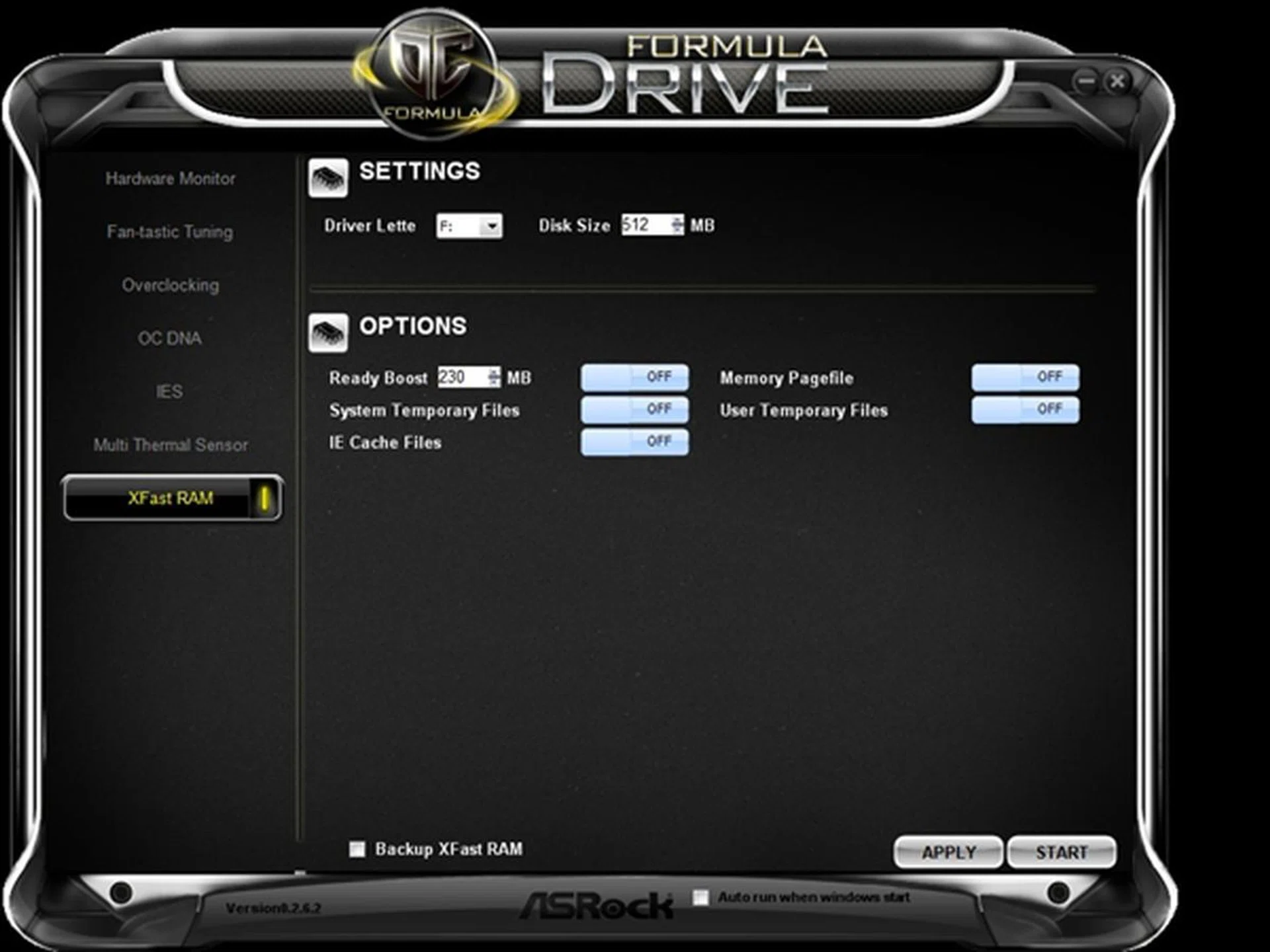 The XFast RAM utility is one part of the trio of ASRock's XFast 555 Technology that was unveiled at last year's Computex. This component allows the user to create a RAM drive from their systems' memory to cache data that can be quickly accessed by applications running on their systems.